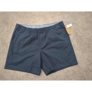 LL Bean Shorts Mens 3XL Lakewashed Blue Inseam: 7.5" Pull-On Standard Fit NEW